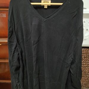 The Foundry Supply Co. Black Cotton Sweater